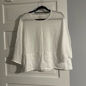 Joie Linen Blend Blouse